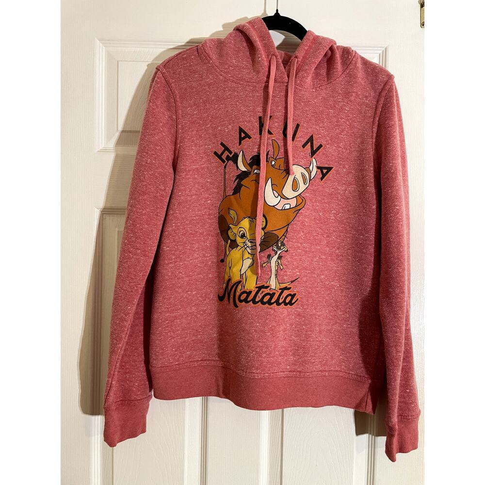 Disney's The Lion King Hakuna Matata pink hoodie XL